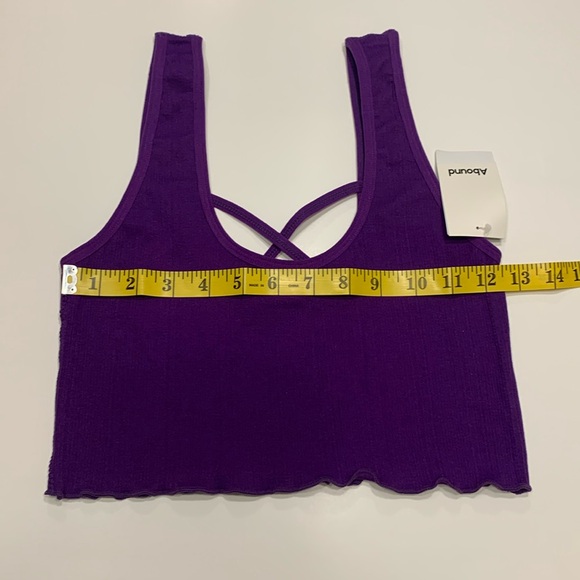 New Abound Nordstrom Rack Bralette Purple Tilandia Size M - Picture 3 of 13